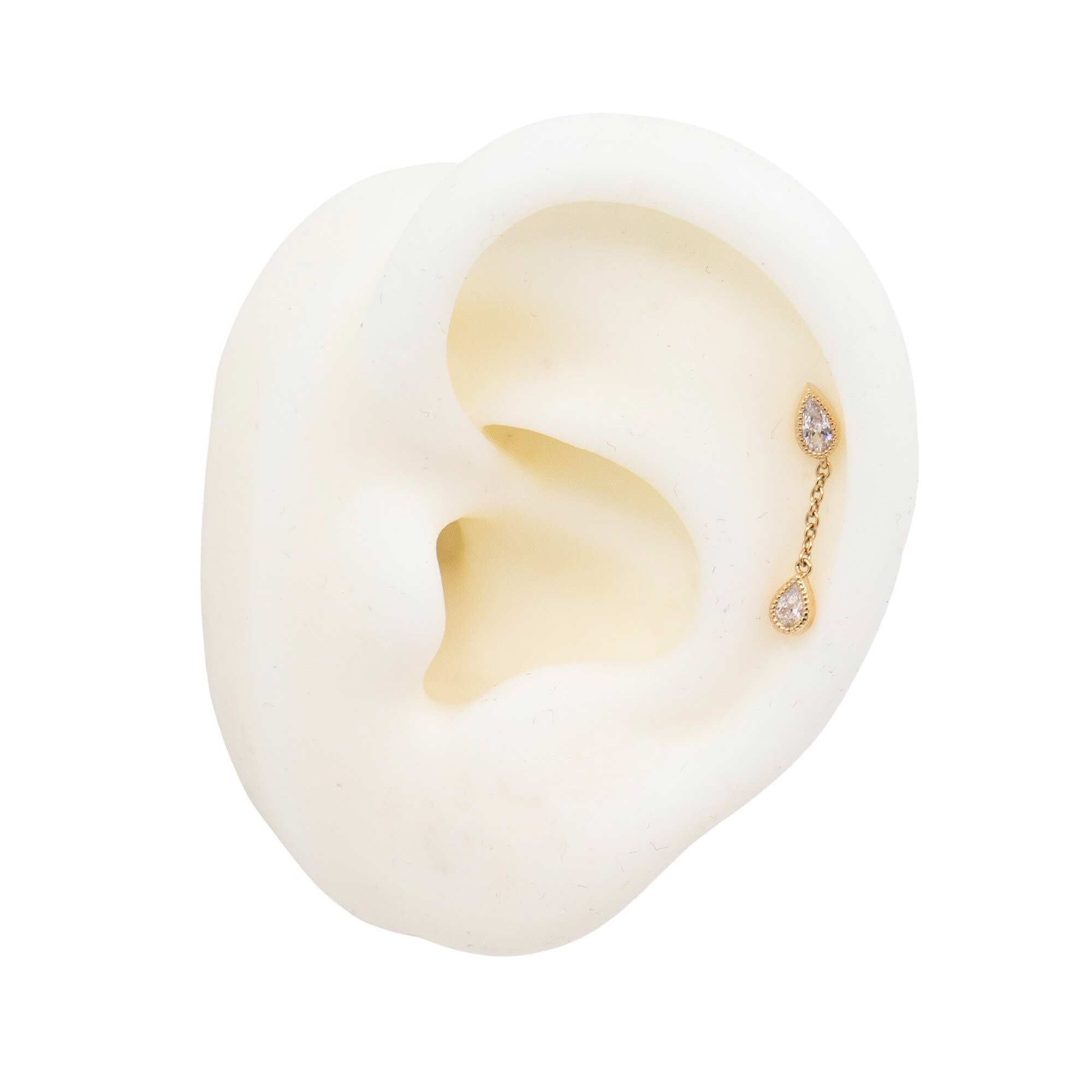 Teardrop Swarovski Crystal Dangle Earring - Image 10