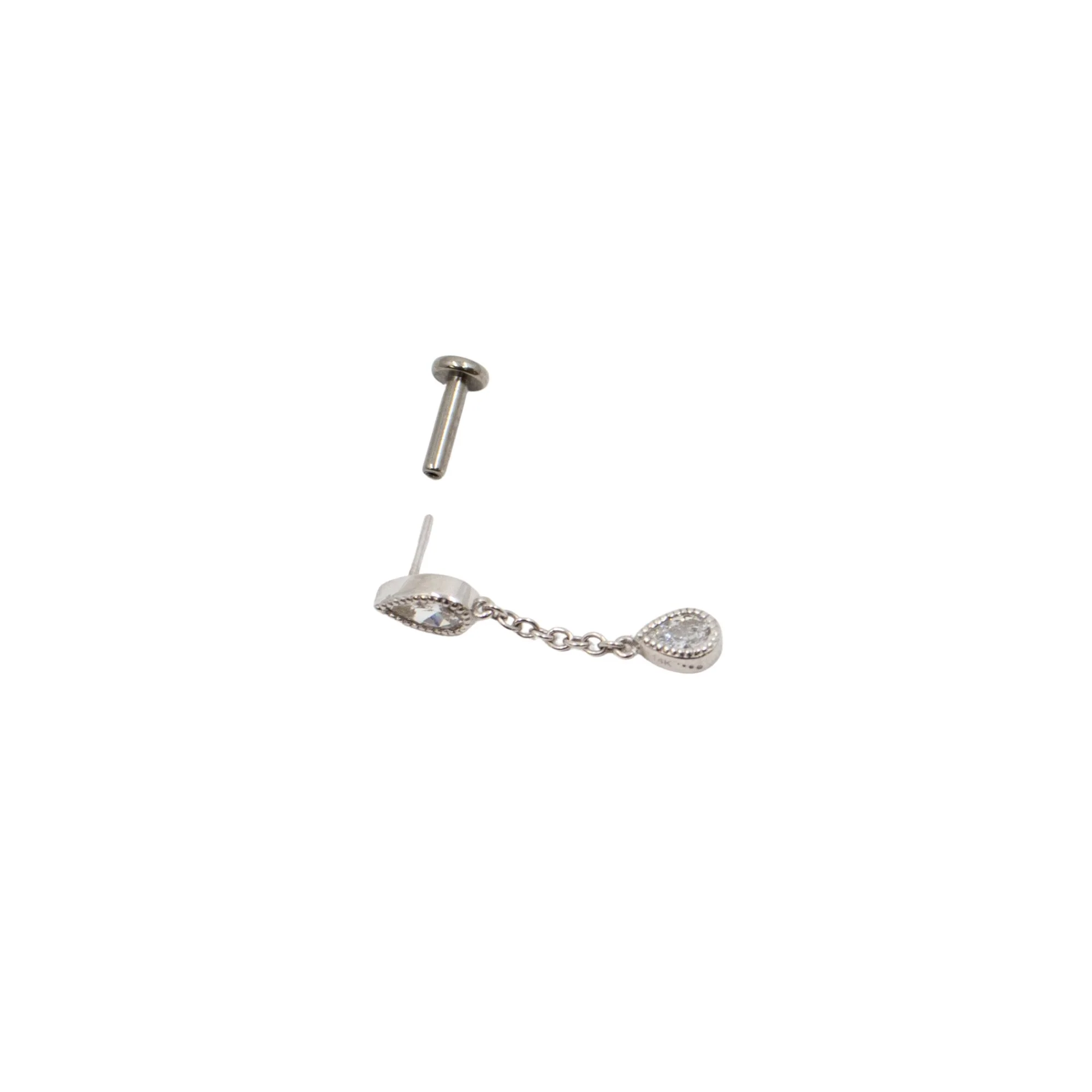 Teardrop Swarovski Crystal Dangle Earring - Image 6