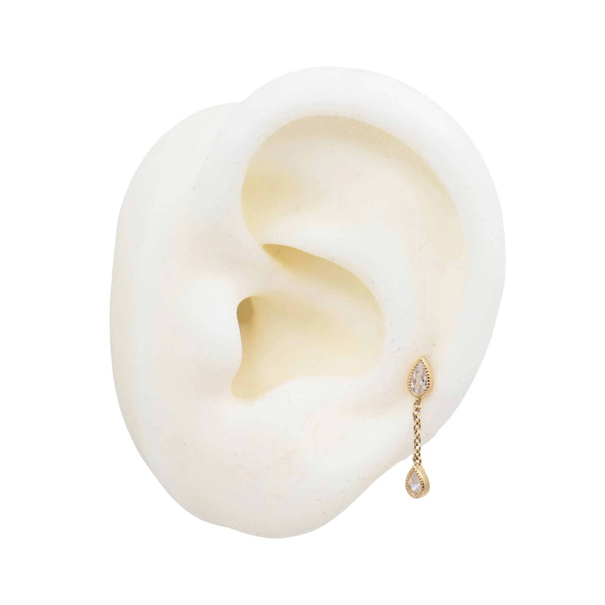 Teardrop Swarovski Crystal Dangle Earring - Image 8