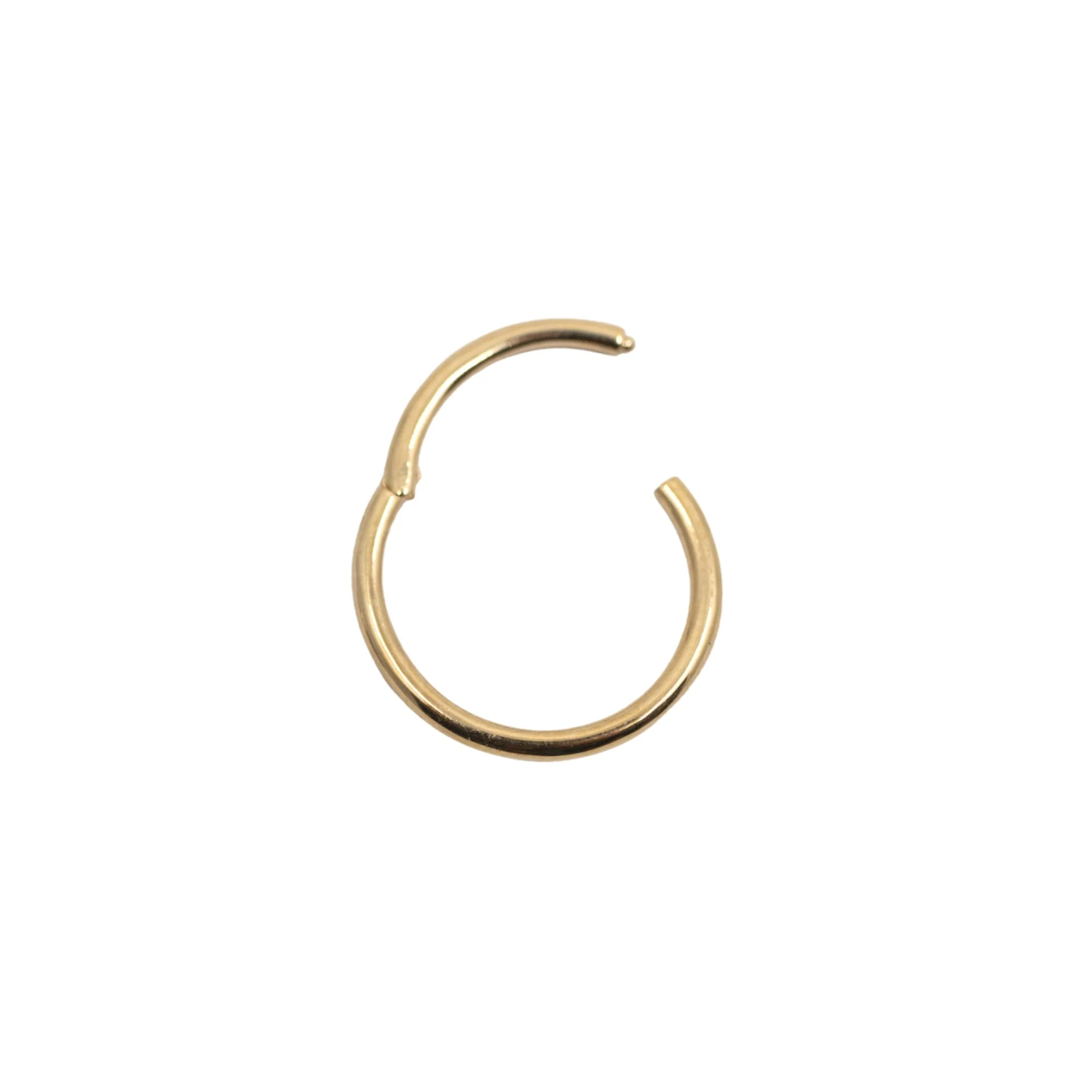 16 Gauge Plain 14k Clicker Hoop - Image 4