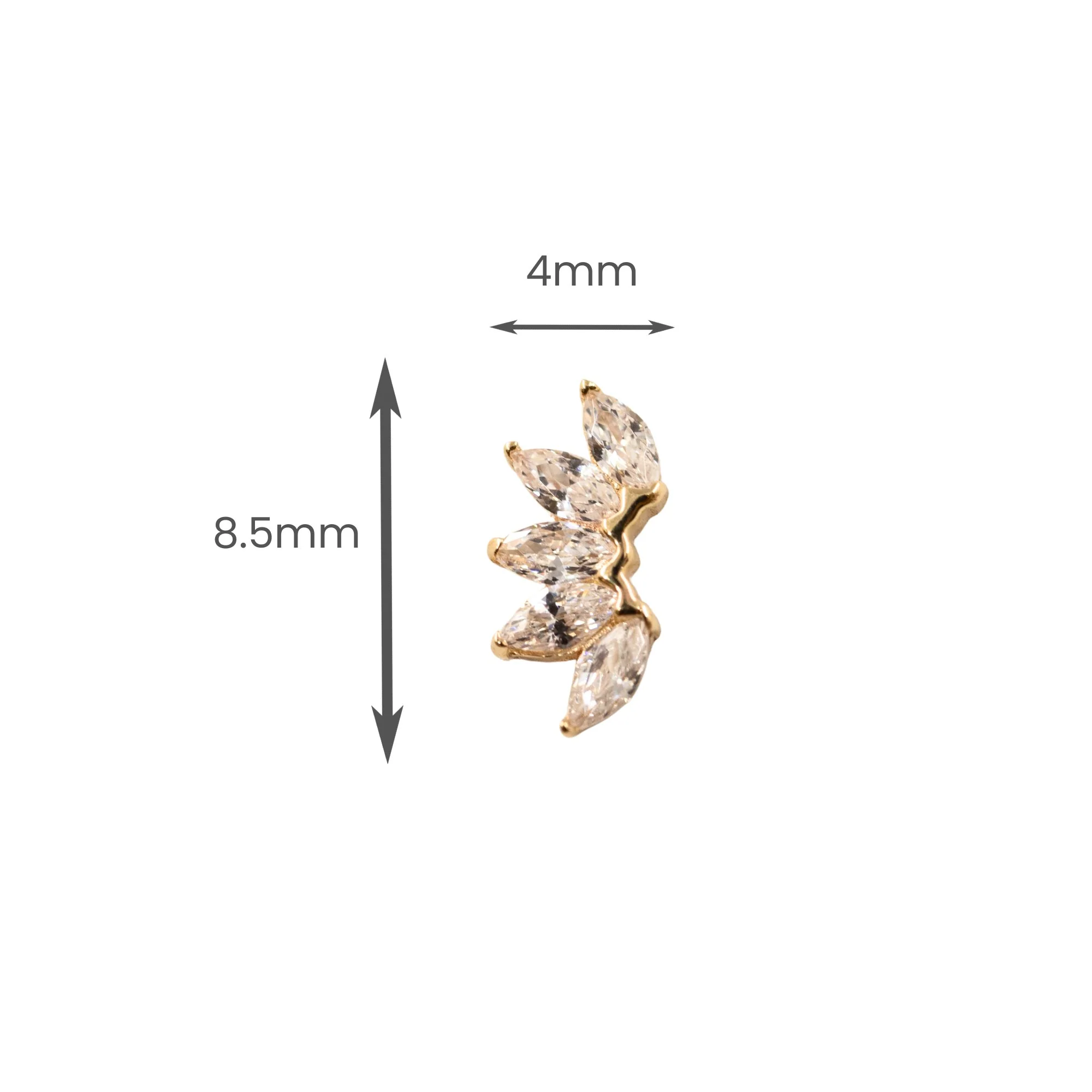 Crystal Fan Earring - Image 6