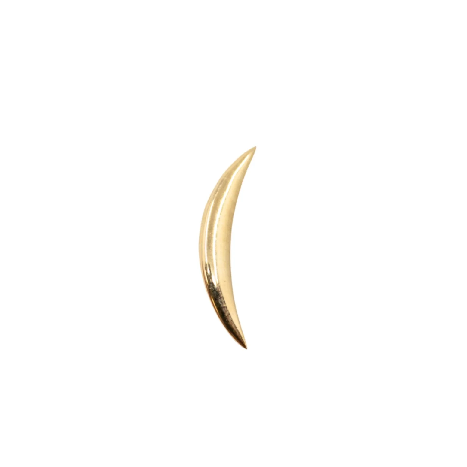 High Polish Curved Earring - Image 7