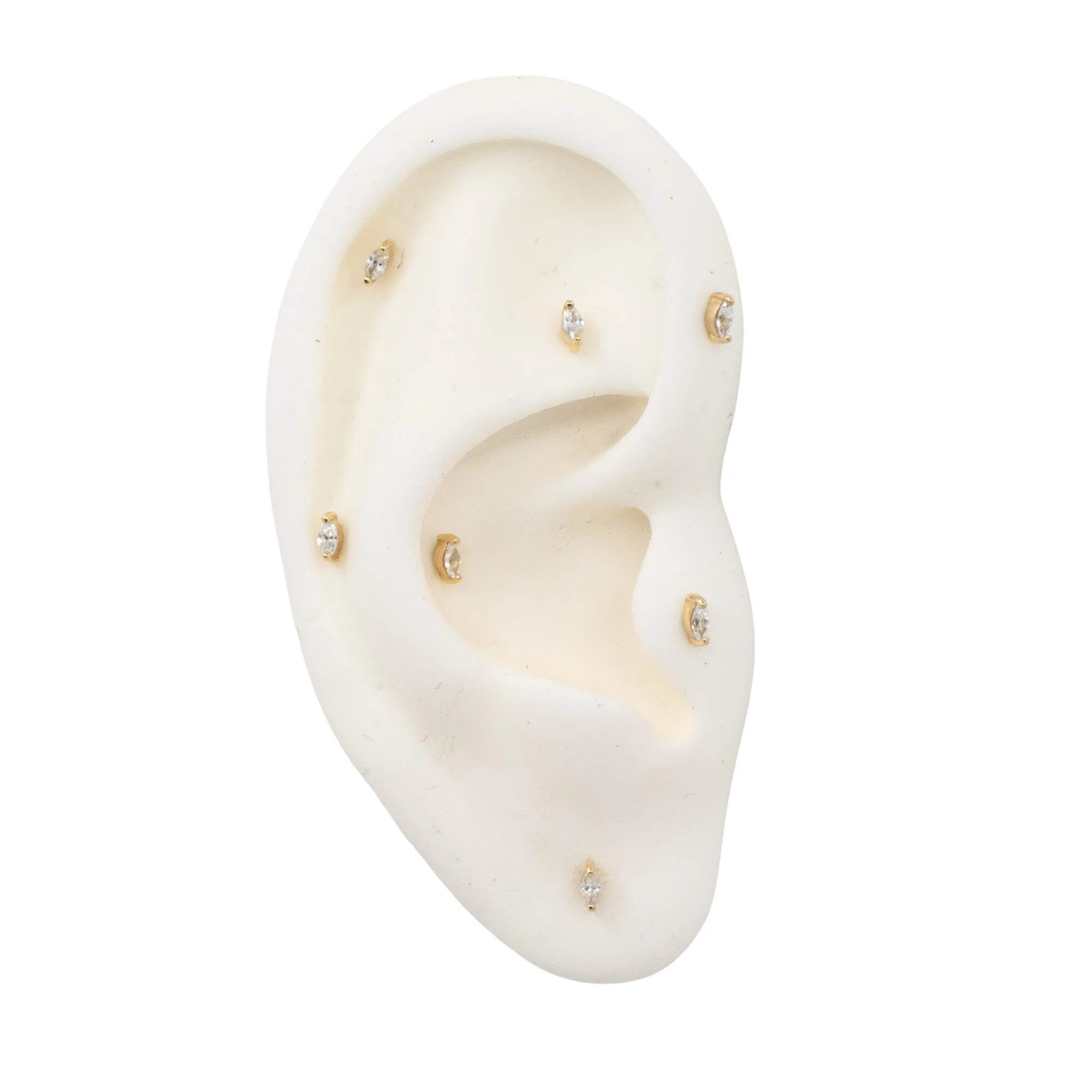 Marquise Crystal Earring - Image 5