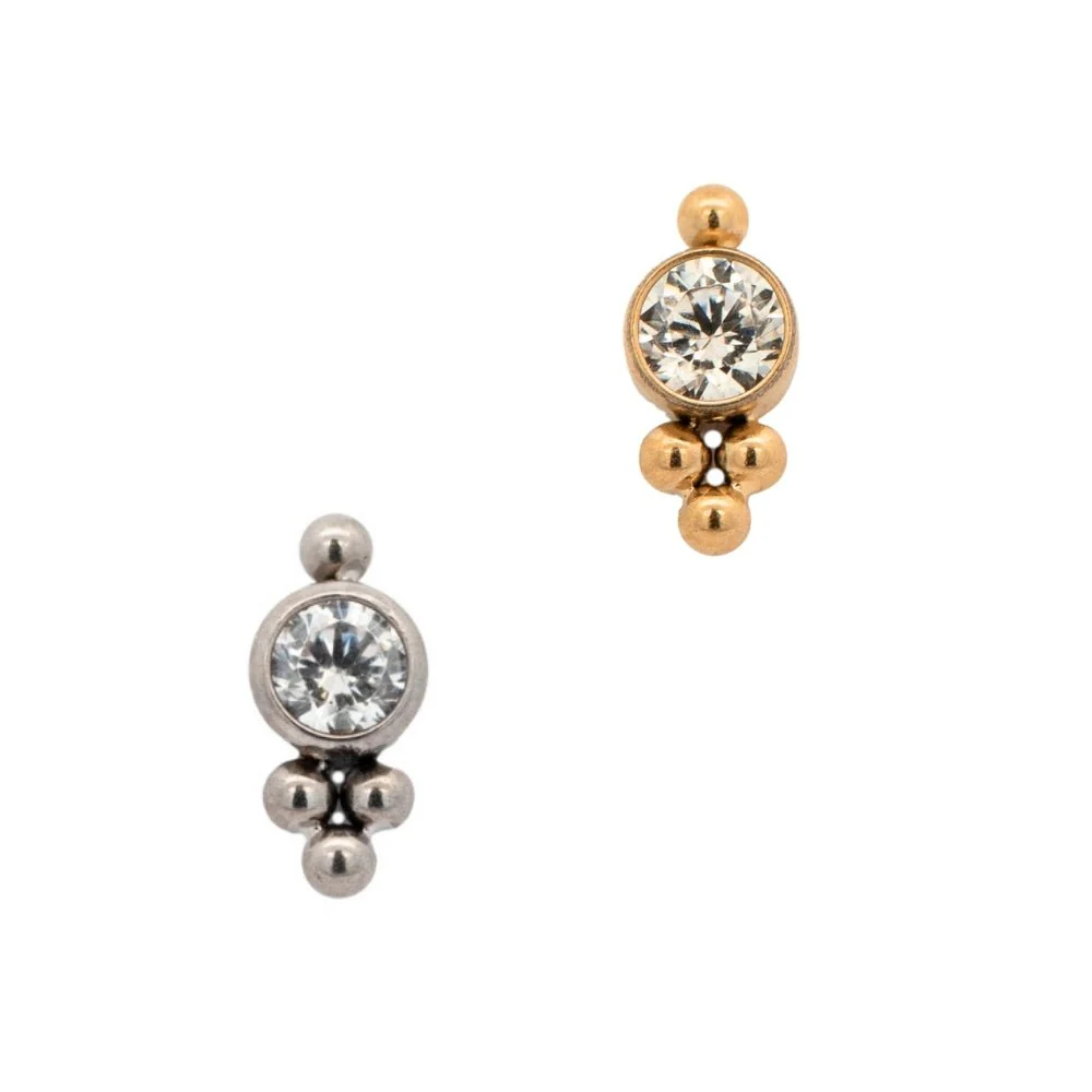 Threadless Earring Tops