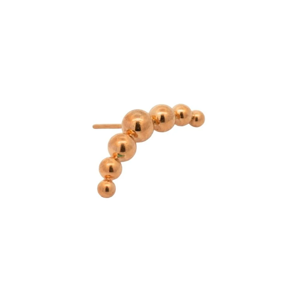 Curved Beaded Earring Top - Image 6