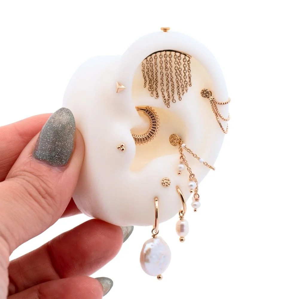 Pearl Medallion Charm - Image 3