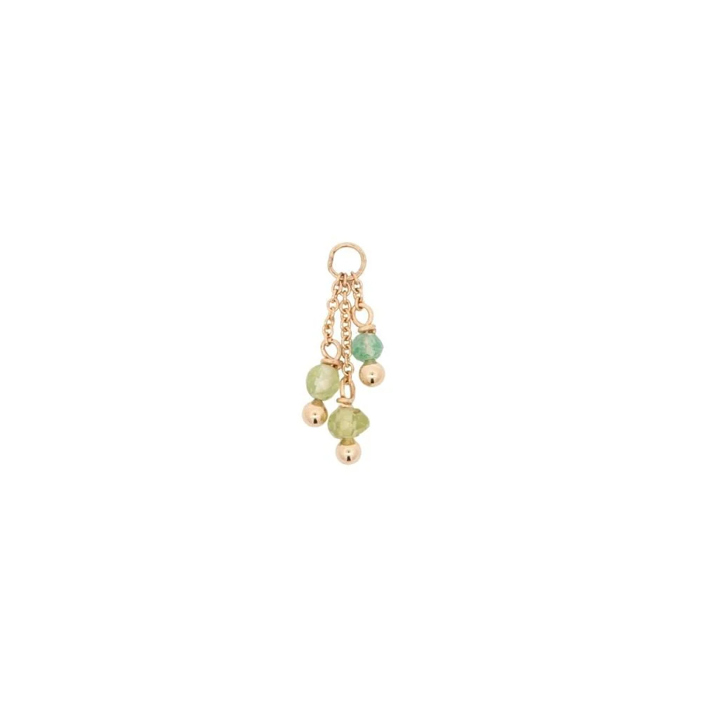 Triple Gemstone Dangle Charm - Image 4