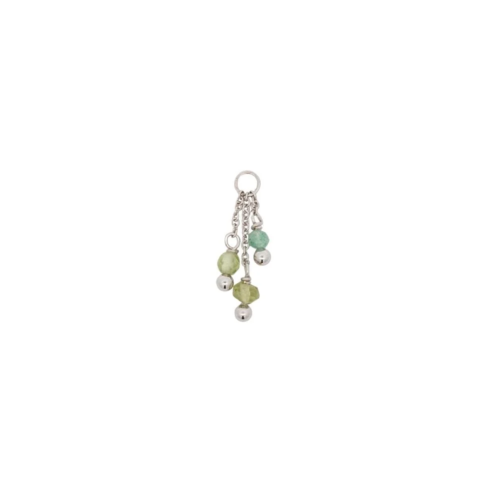 Triple Gemstone Dangle Charm - Image 5