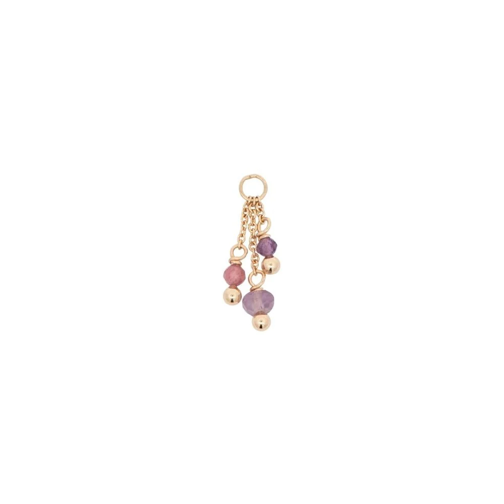 Triple Gemstone Dangle Charm - Image 6