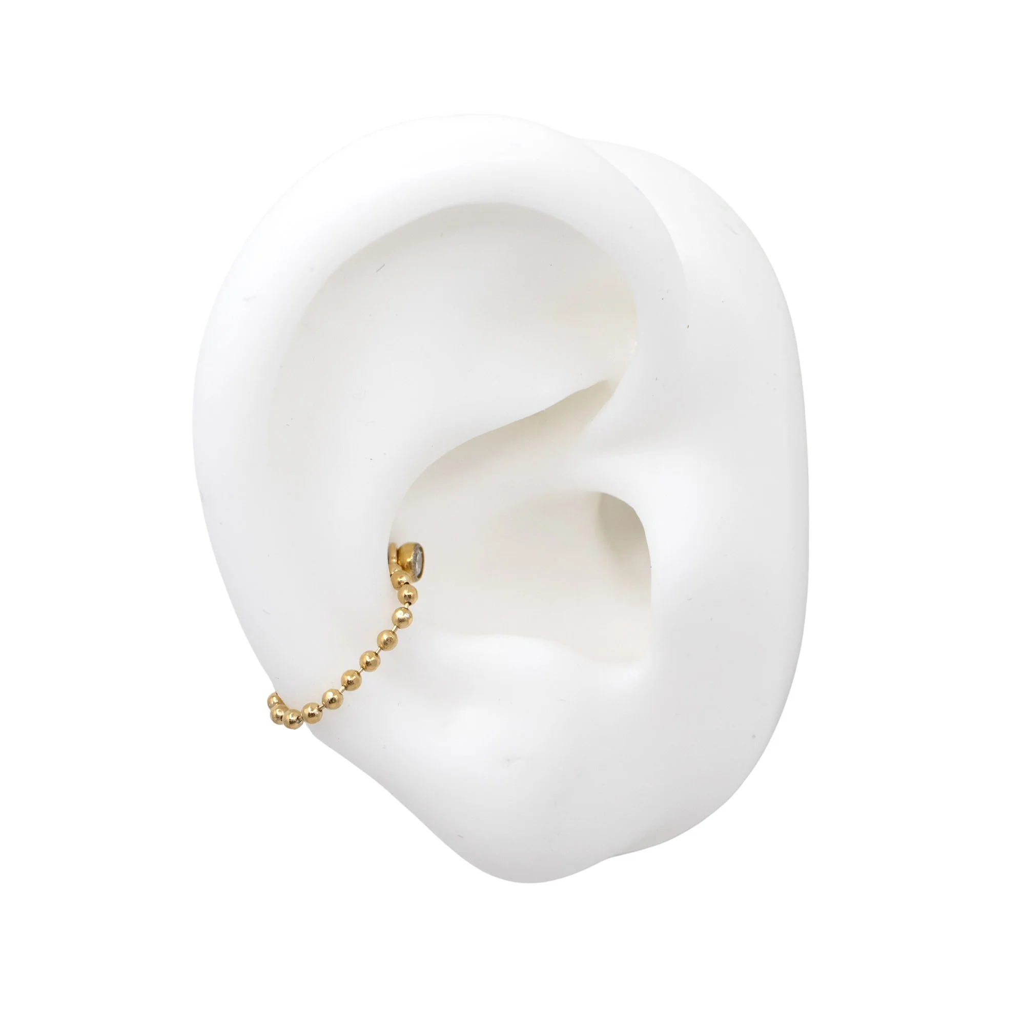 Gold Ball Chain Connector - Image 5