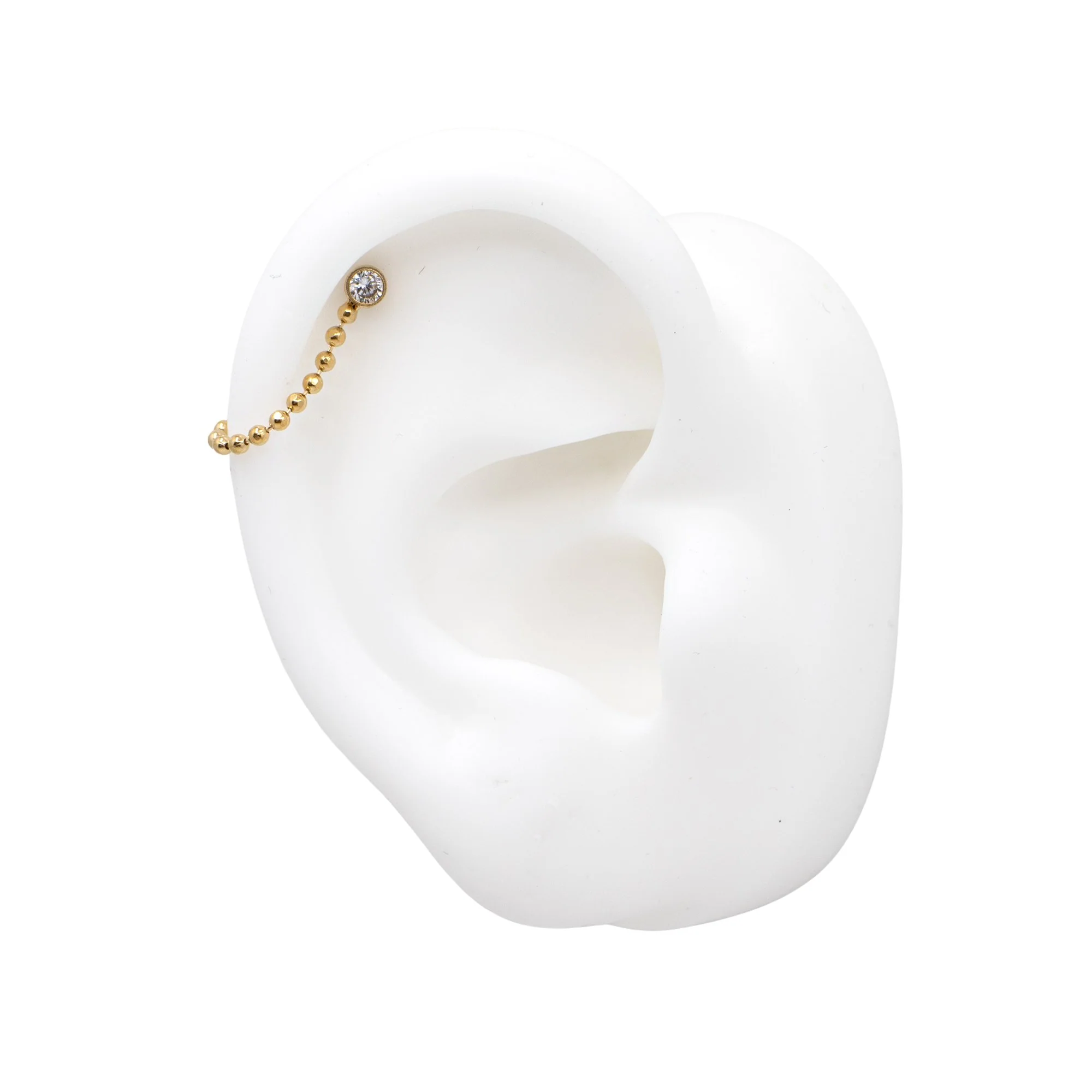 Gold Ball Chain Connector - Image 6