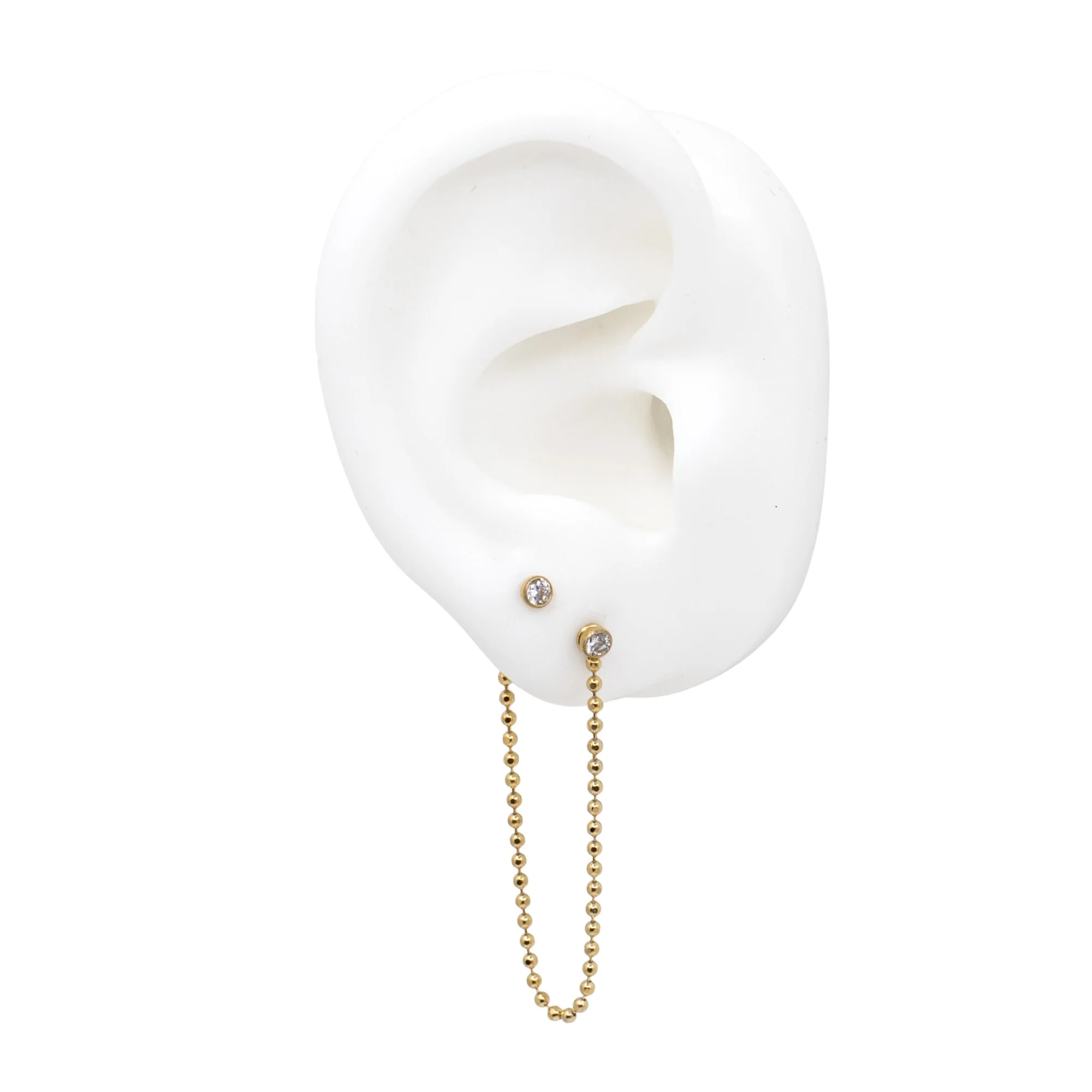 Gold Ball Chain Connector - Image 7