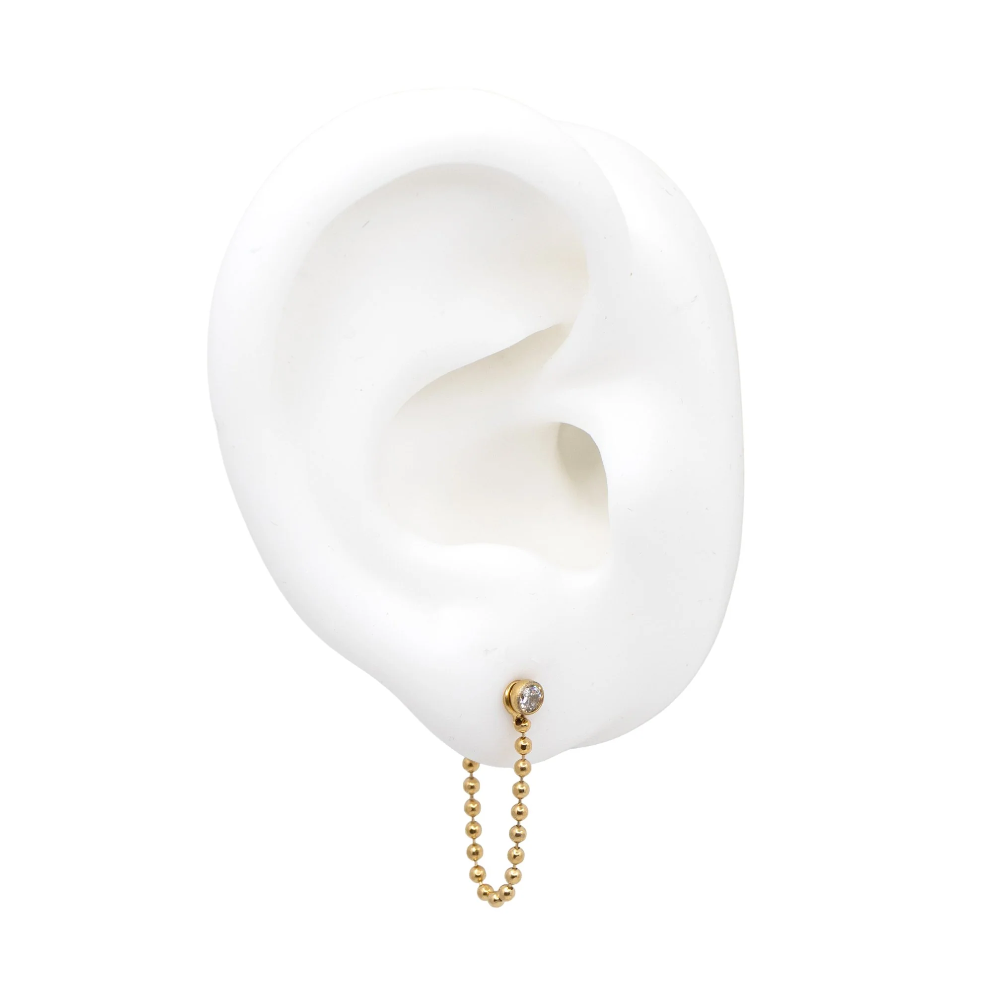 Gold Ball Chain Connector - Image 9