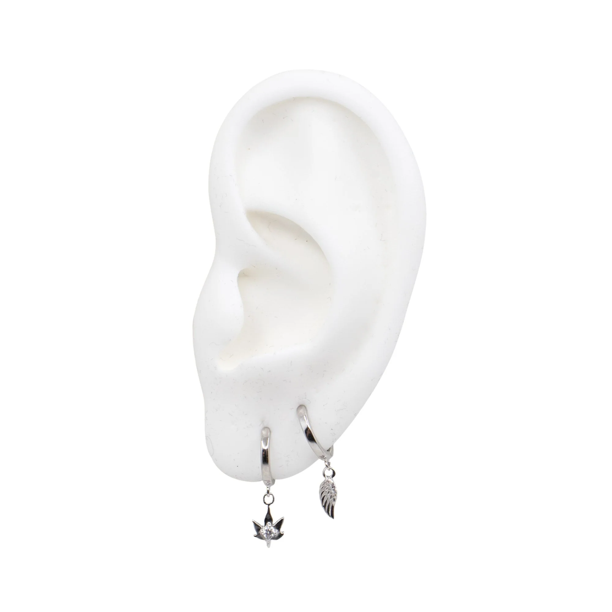 Charmed Huggie Hoop - Image 3