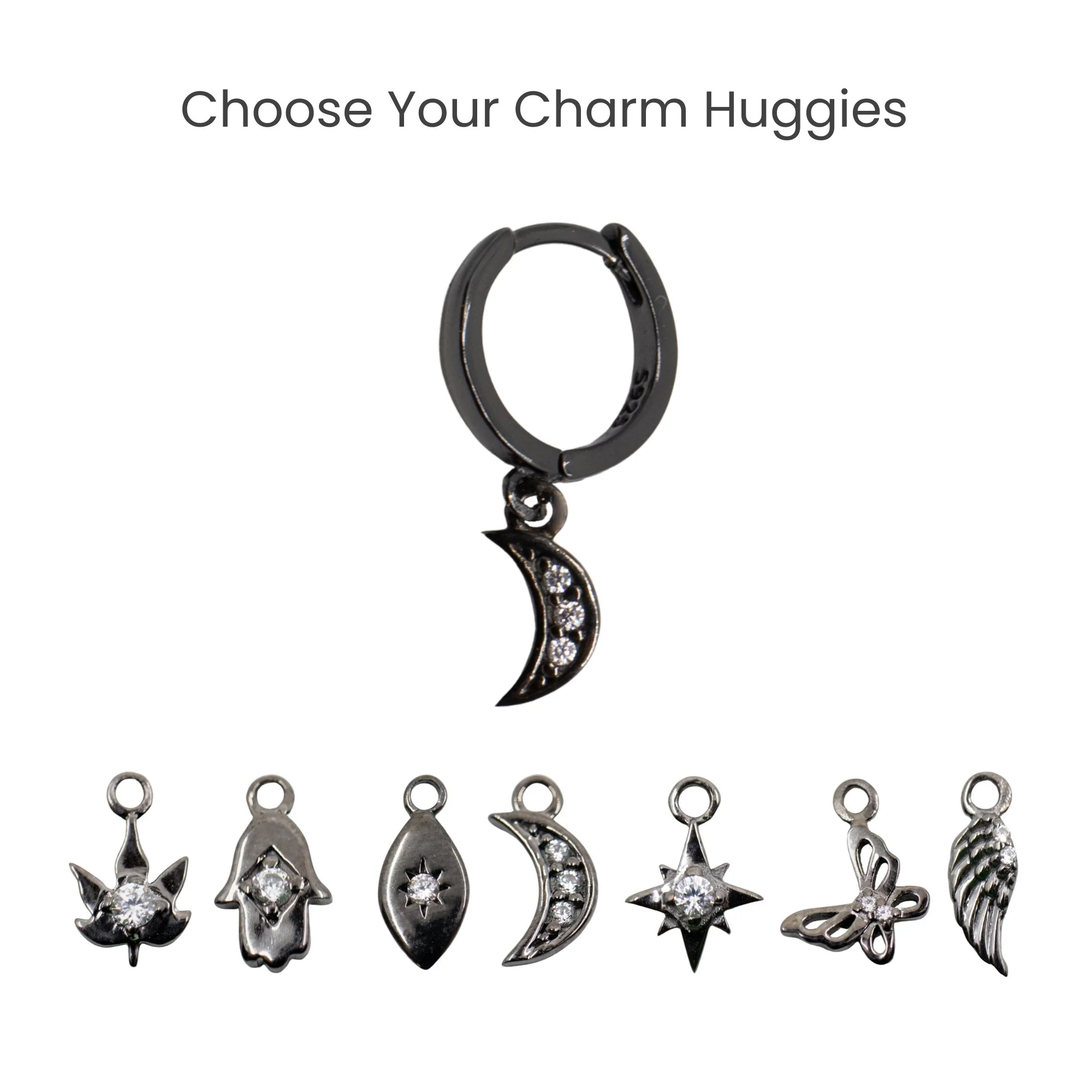 Charmed Huggie Hoop - Image 7