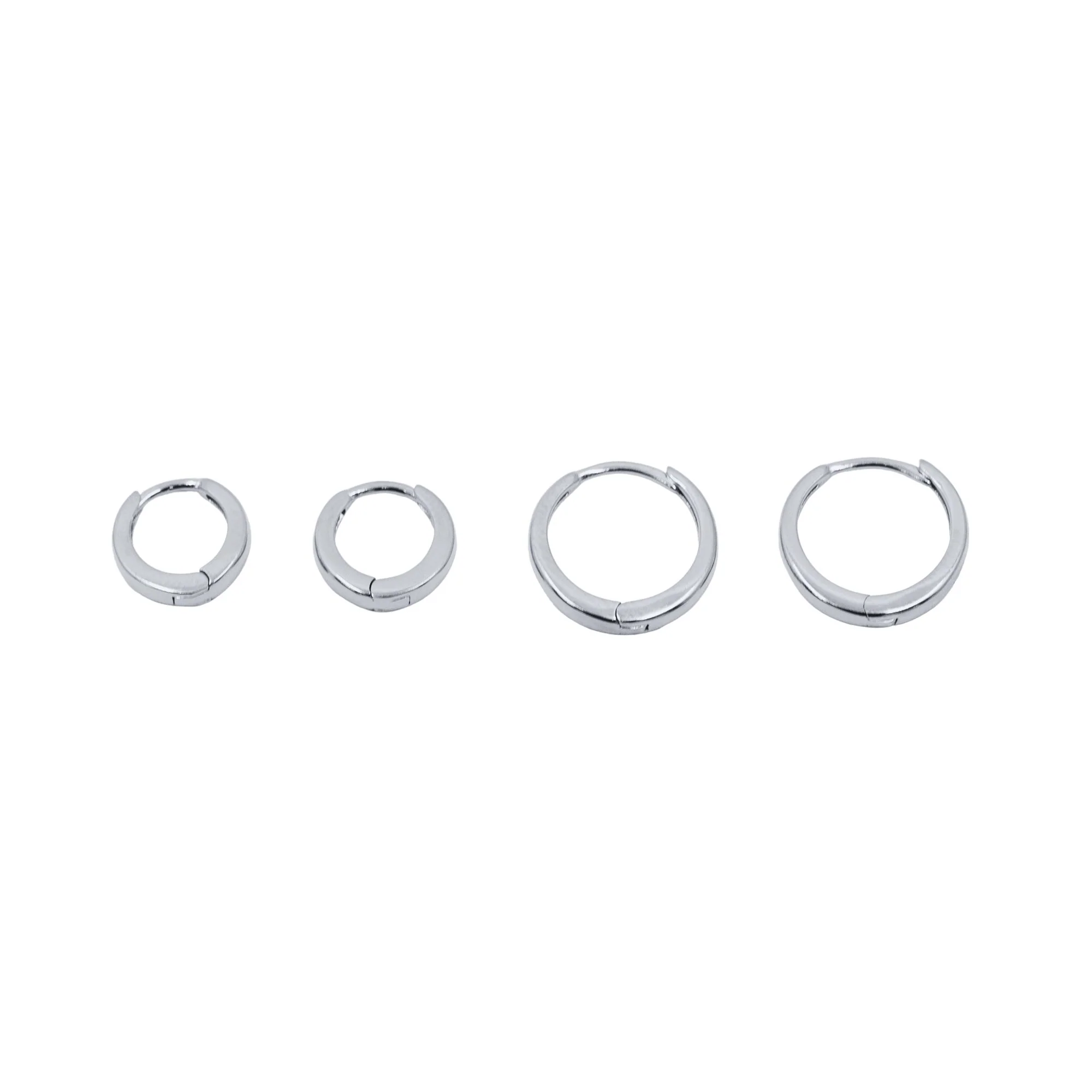 Graduated Huggie Hoop Set - Set of 4 - Image 6