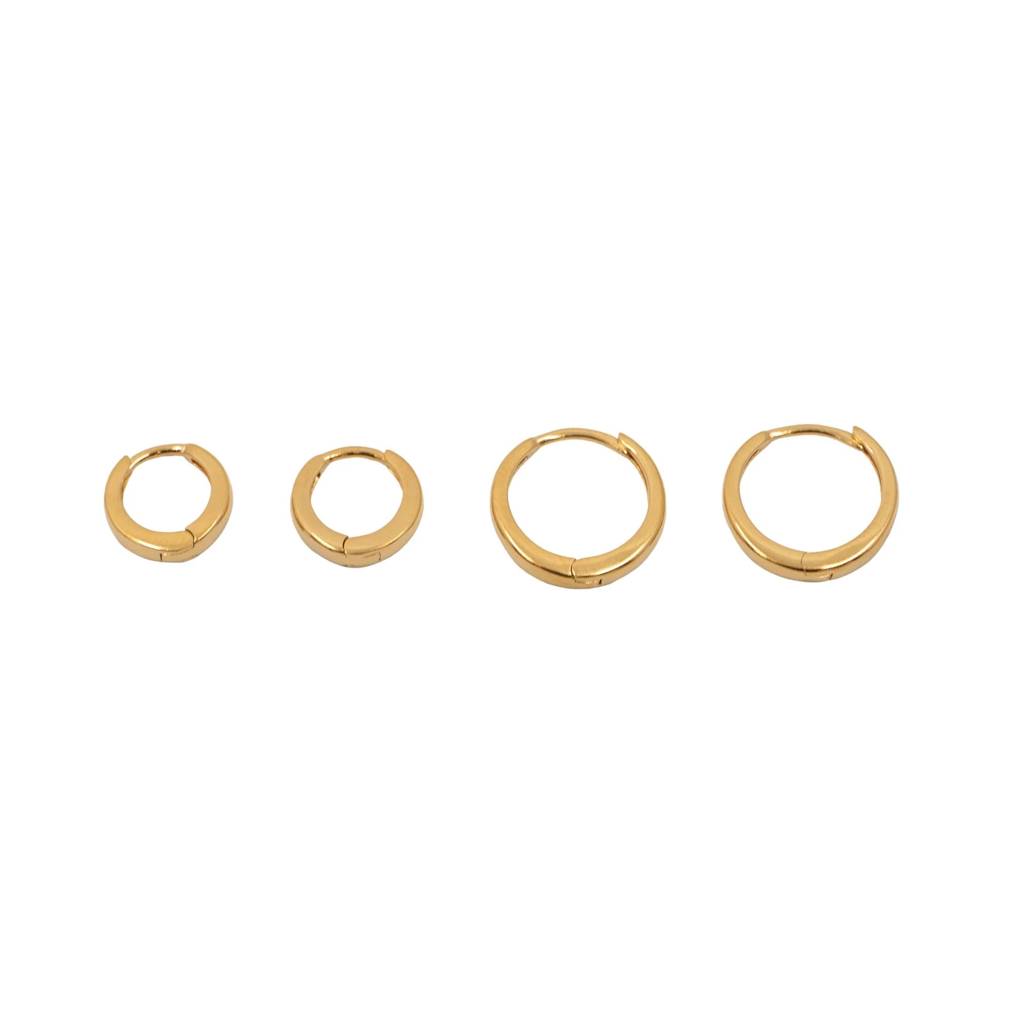 Graduated Huggie Hoop Set - Set of 4 - Image 7