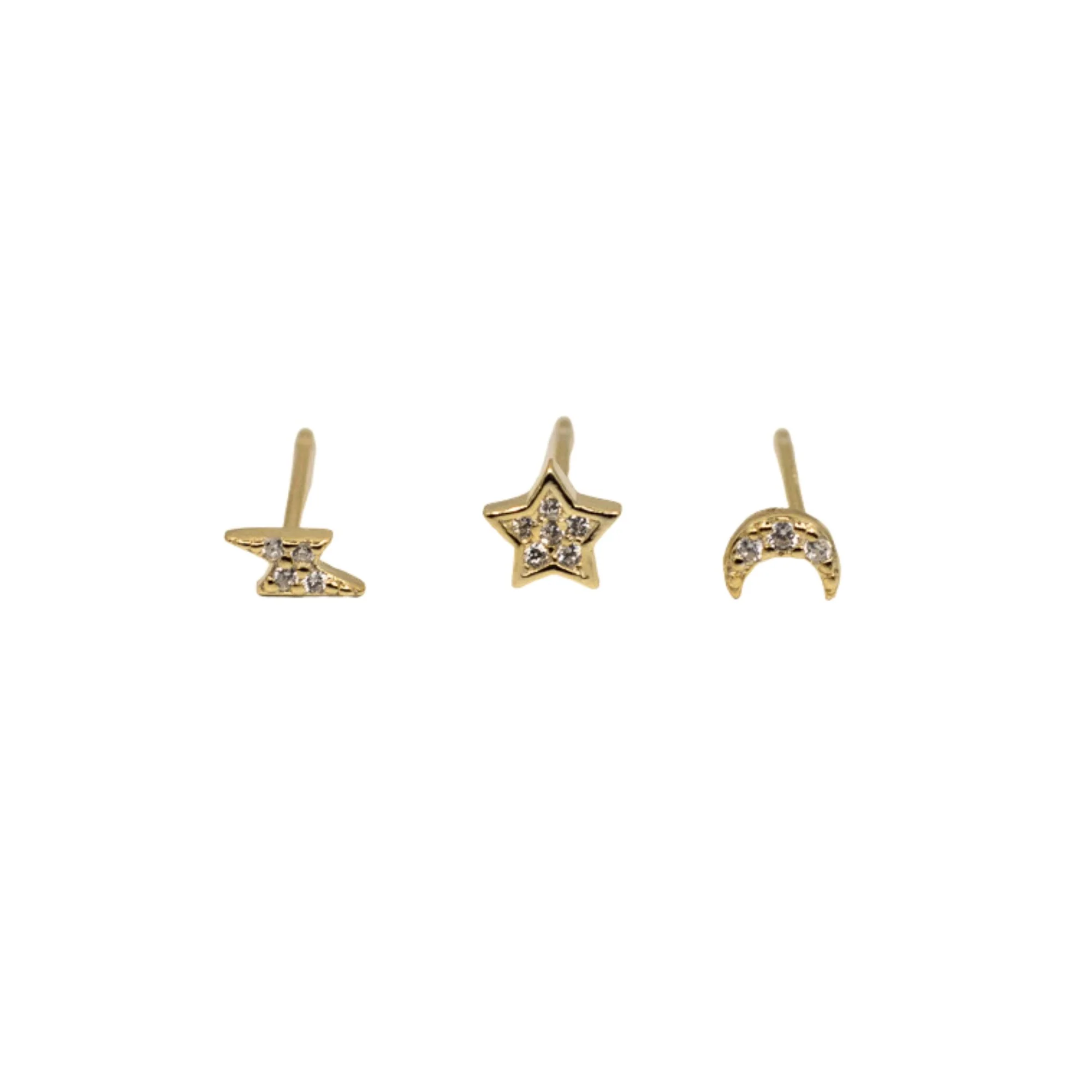 Celestial Earring Set - Set of 3 - Image 5