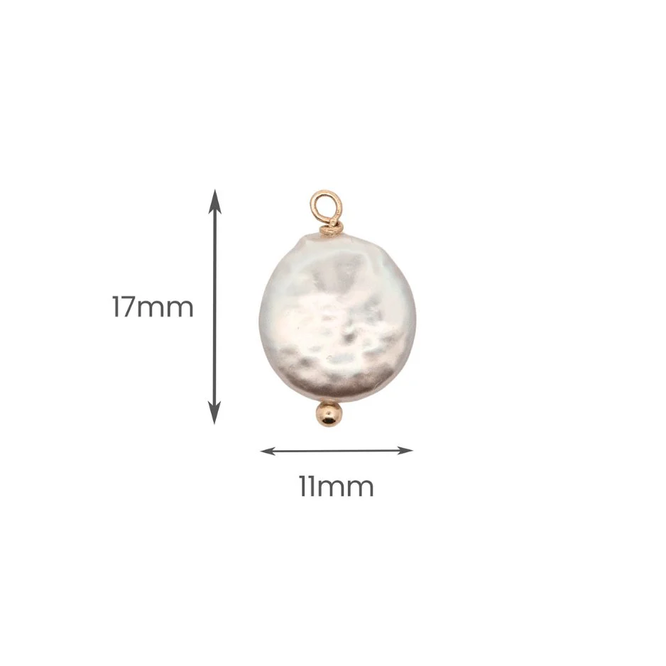 Pearl Medallion Charm - Image 5