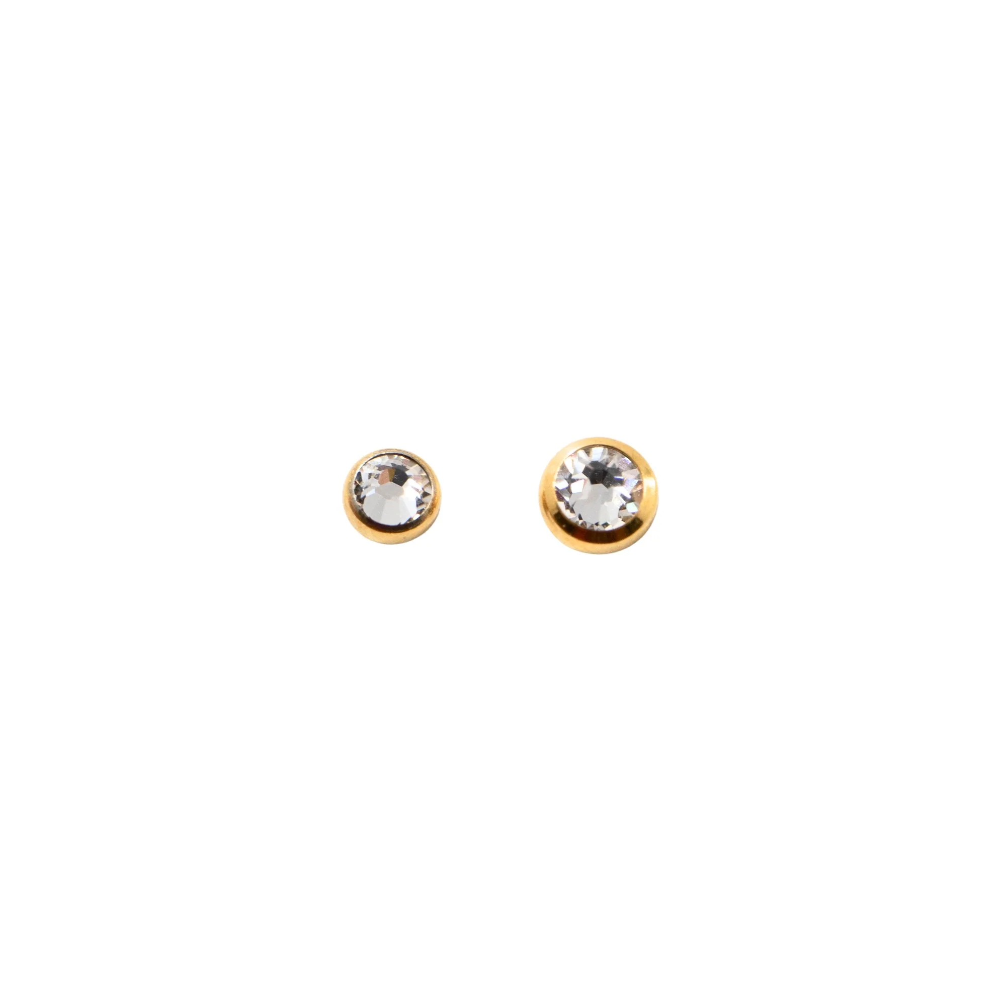 White Swarovski Crystal Earring Top - Image 7